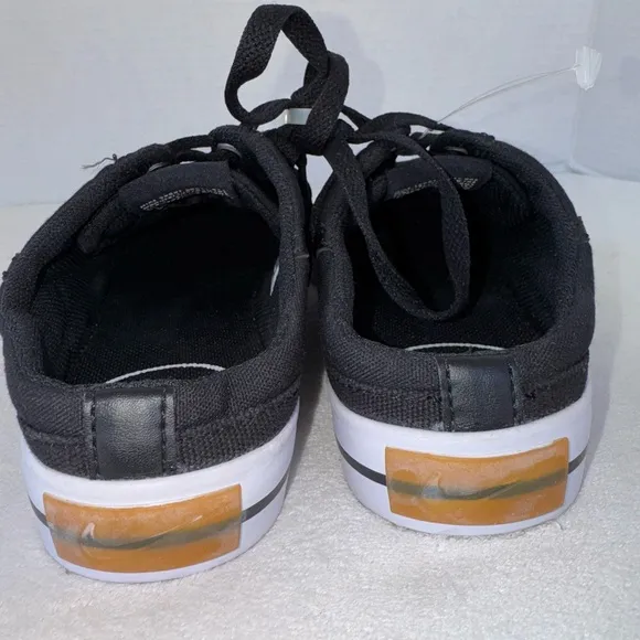Nike Black and White Court Legacy Mule-Women’s Size 7