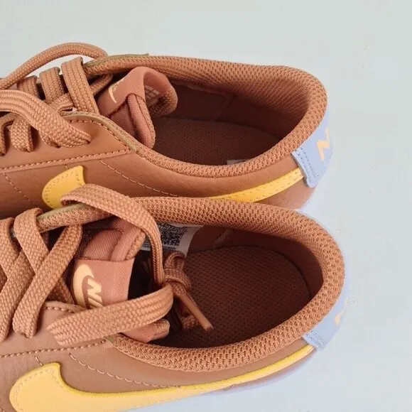 Nike Blazer Low '77 GS Amber Brown Shoes Leather Sneakers