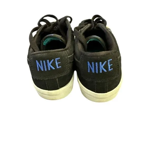 Nike | Blazer Low N7 Suede Black Citron Pulse Sneakers Shoes | M 6 W 8