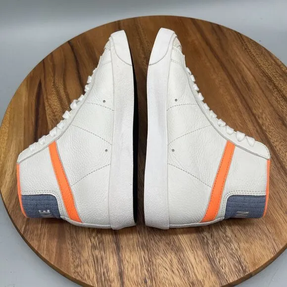 Nike Blazer Mid '77 Shoes Men Size 5.5 High Top Sneakers Orange White D07398-991