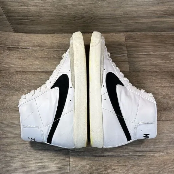 Nike Blazer Mid‎ 77 Sneakers Mens 13 Vtg White Athletic Basketball Shoes Casual