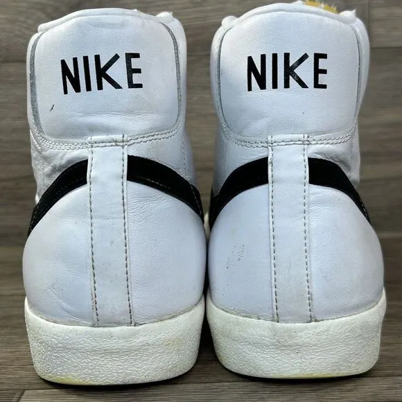 Nike Blazer Mid‎ 77 Sneakers Mens 13 Vtg White Athletic Basketball Shoes Casual