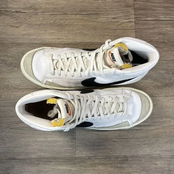 Nike Blazer Mid‎ 77 Sneakers Mens 13 Vtg White Athletic Basketball Shoes Casual