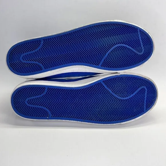Nike Blazer Mid 77 Suede Sneakers Size 12 Racer Blue White Shoes