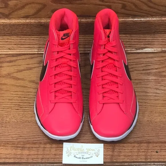 Nike Blazer Solar Red Black White Rouge Solaire Shoes