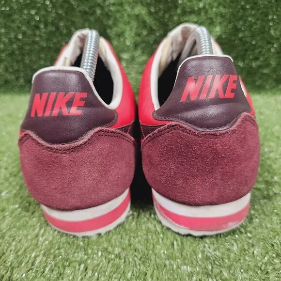 Nike Cortez 2011 Nylon Triple Red Athletic Sneakers 488291-601 Mens Size US 11.5