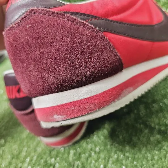 Nike Cortez 2011 Nylon Triple Red Athletic Sneakers 488291-601 Mens Size US 11.5