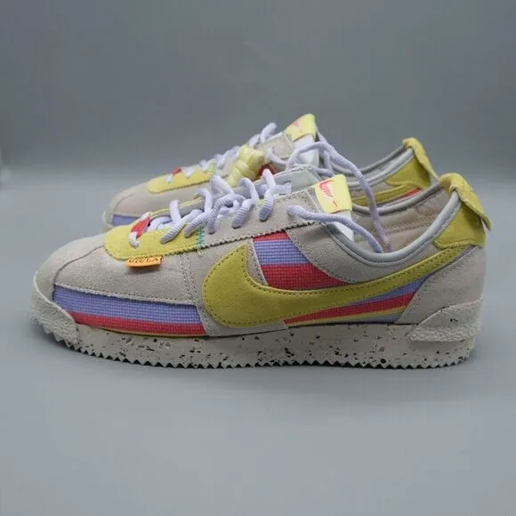 Nike Cortez SP x Union LA Men's Shoes Lemon Frost DR1413-100 Size 9 New