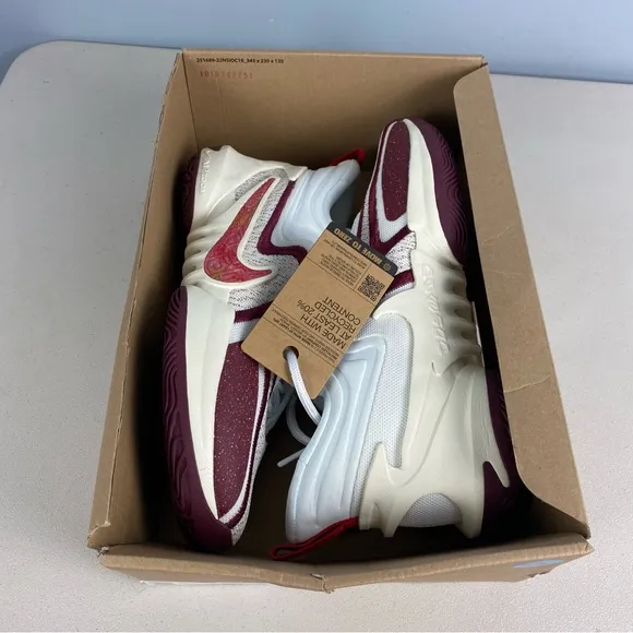 Nike Cosmic Unity 2 Cream Red White Basketball Shoes DH1537 102 Men Sz 10.5