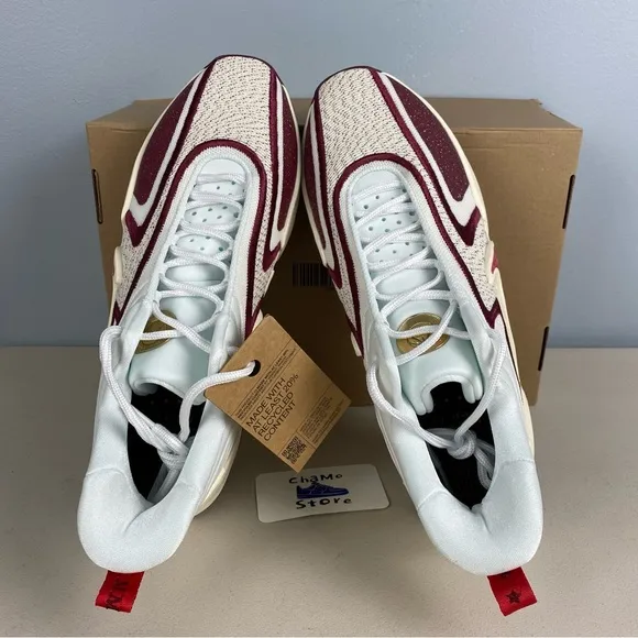 Nike Cosmic Unity 2 Cream Red White Basketball Shoes DH1537 102 Men Sz 10.5
