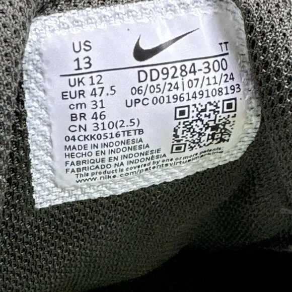 Nike Flex Experience Run 11 NN Size 13 Men Green White Running Shoes DD9284-300