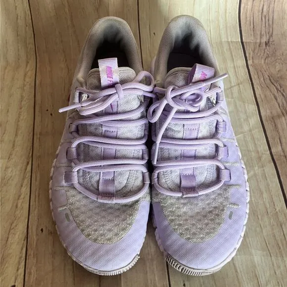 Nike Free Metcon 5 Lilac Bloom DV3950-502 Women's Size 7 Sneakers