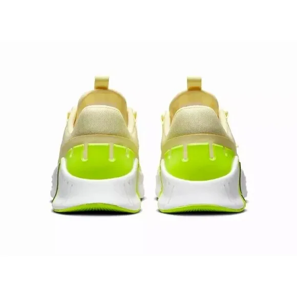 Nike Free Metcon 5 Women Shoes 9.5 Citron Tint/Cool Grey-Volt DV3950-800 NEW