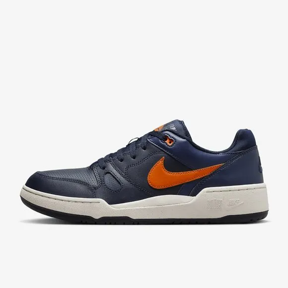 Nike Full Force Low Men's Shoes Sneakers Streetwear Obsidian Orange