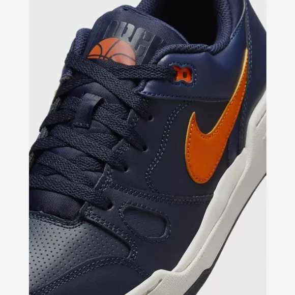 Nike Full Force Low Men's Shoes Sneakers Streetwear Obsidian Orange