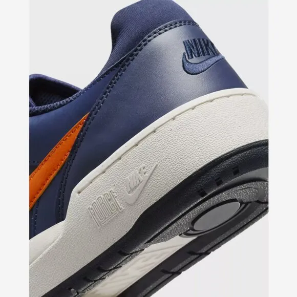 Nike Full Force Low Men's Shoes Sneakers Streetwear Obsidian Orange