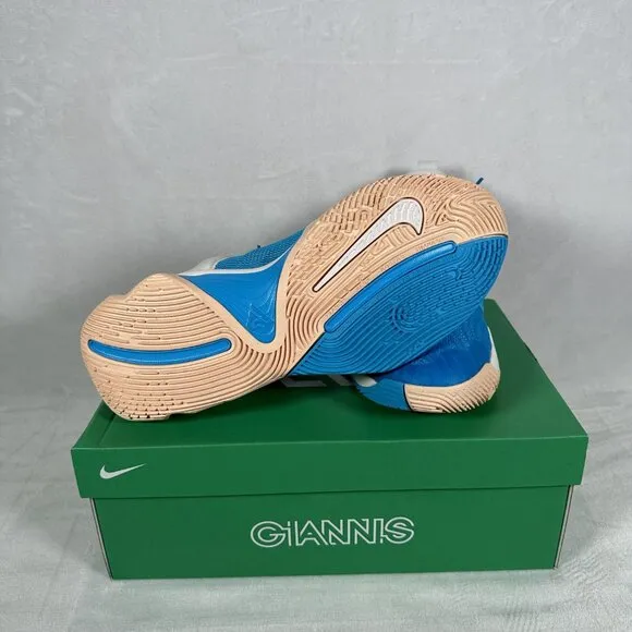Nike Giannis Immortality 3 Men Shoes Size 12 DZ7533 002 Phantom Blue Lightning