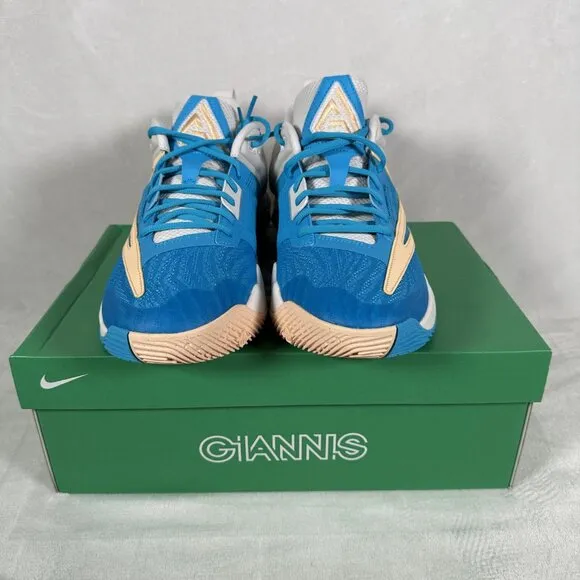 Nike Giannis Immortality 3 Men Shoes Size 12 DZ7533 002 Phantom Blue Lightning