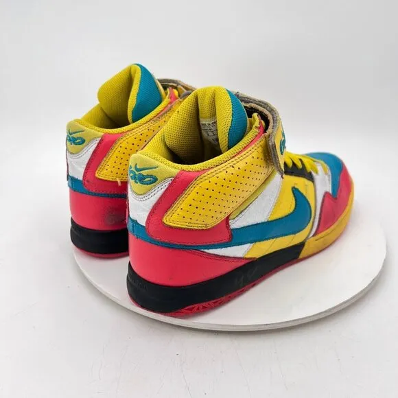 Nike iD Zoom Air Men Size 10 418441-991 Multi Color Blue Yellow Red Shoes