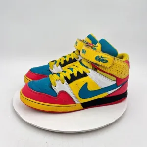 Nike iD Zoom Air Men Size 10 418441-991 Multi Color Blue Yellow Red Shoes