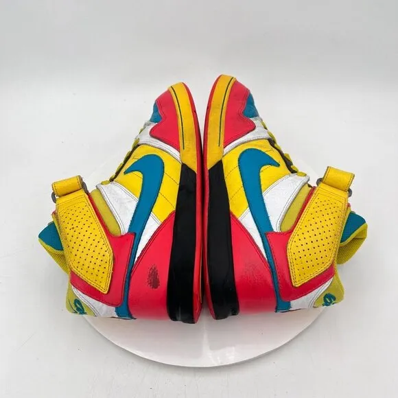 Nike iD Zoom Air Men Size 10 418441-991 Multi Color Blue Yellow Red Shoes