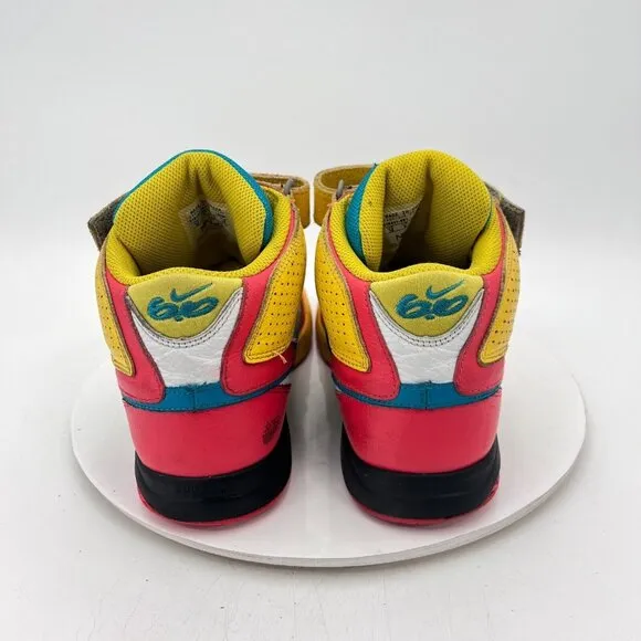 Nike iD Zoom Air Men Size 10 418441-991 Multi Color Blue Yellow Red Shoes