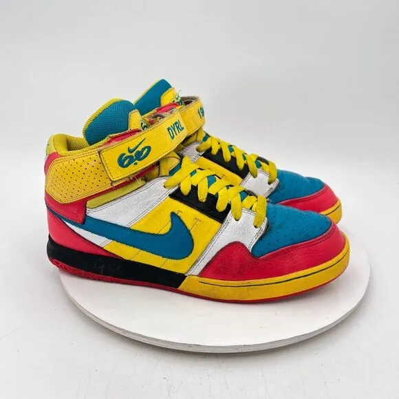 Nike iD Zoom Air Men Size 10 418441-991 Multi Color Blue Yellow Red Shoes
