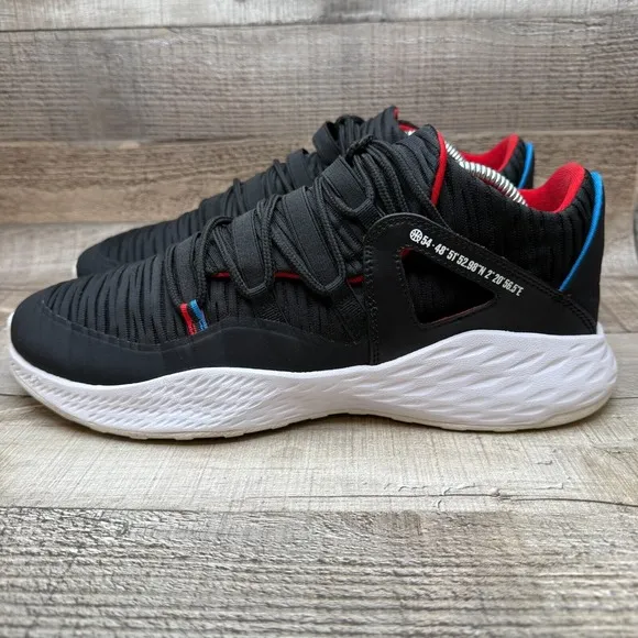 Nike Jordan Formula 23 Low QUAI 54 Sneakers Mens 9.5 9 1/2 Black White Shoes Q54