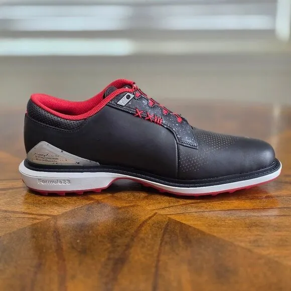 Nike Jordan ADG 5 Wide Low Bred Golf Shoes Women's 9.5 New Black Red FQ7874-001