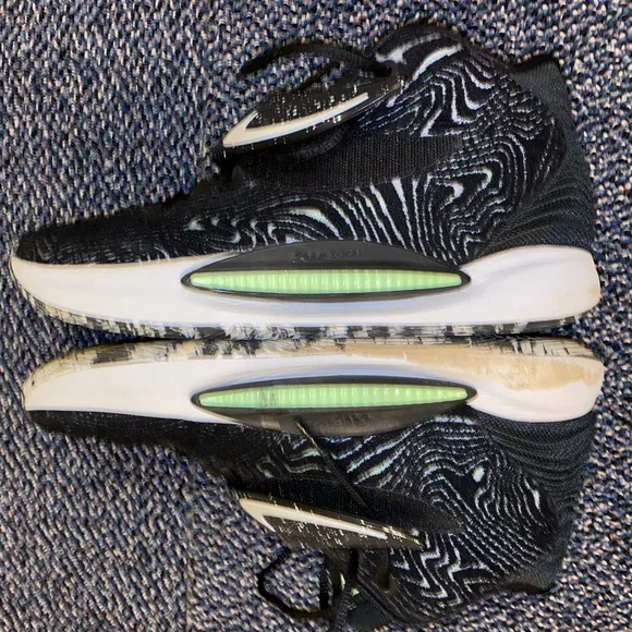 Nike KD 14 basketball shoes sneaker men's 9.5 Black Lime Glow