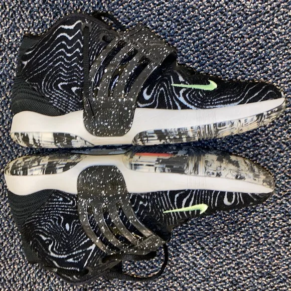 Nike KD 14 basketball shoes sneaker men's 9.5 Black Lime Glow