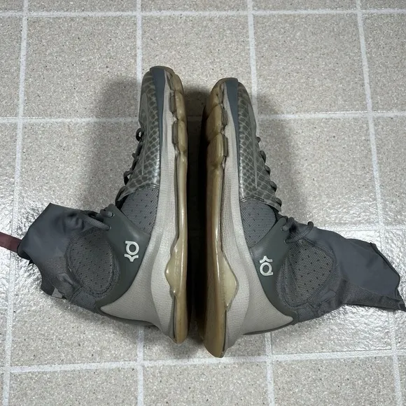 Nike KD 8 Elite Grey White Basketball Shoes 834185-001 Men Sz 10.5 Kevin Durant