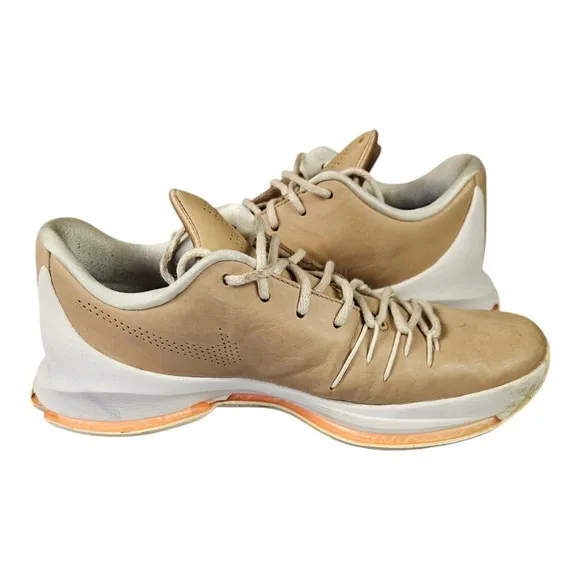 Nike KD 8 EXT Vachetta Tan Sail Orange Shoes Men Size 9.5 806393-200 Durant