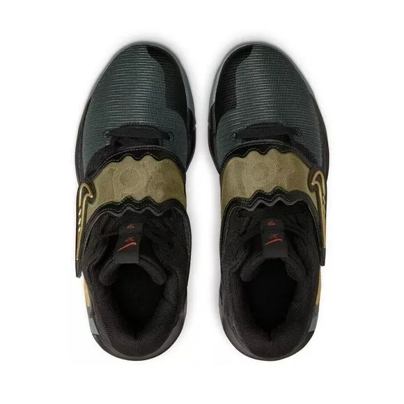Nike KD Trey 5 X Basketball Shoes Black Gold Grey Men Size 14 DD9538-010 New