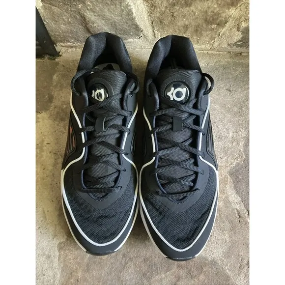 Nike KD16 TB Promo Black White Basketball Shoes Men Size 13 FN7091-001 New