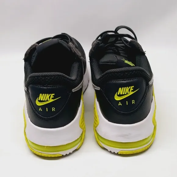 Nike Kids Air Max Black and Yellow Shoes