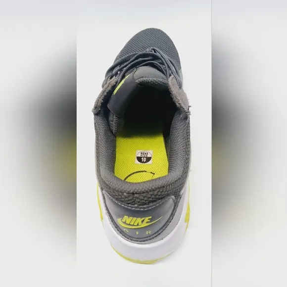 Nike Kids Air Max Black and Yellow Shoes
