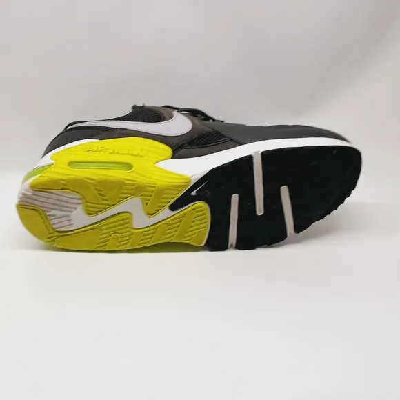Nike Kids Air Max Black and Yellow Shoes