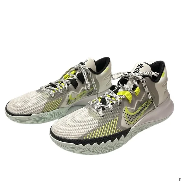 Nike Kyrie Flytrap 5 Men s Size 9.5 White Volt Green White Black Shoes