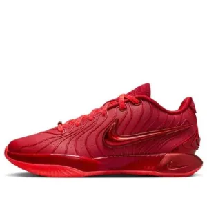 Nike LeBron 21 James Gang Men Size 9 Basketball Shoes Crimson Gym Red HF5951-600
