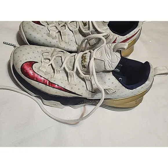 Nike Lebron James XIII Basketball Shoes Men 10 - 2016 Low Olympic 831925-164 M43
