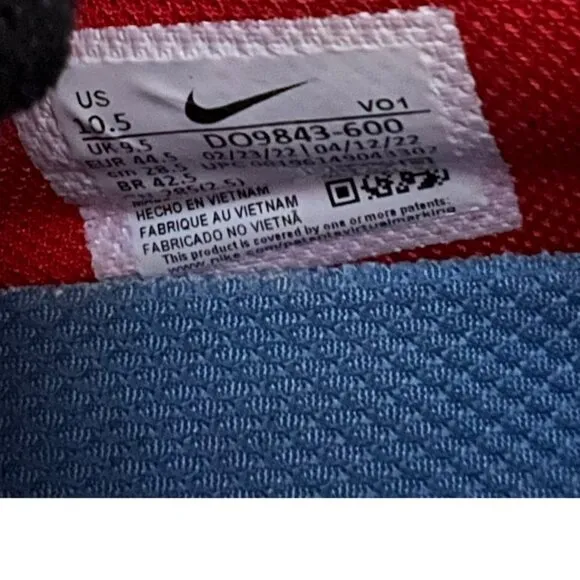 Nike Lebron Witness 6  Red &amp; White Men's Basketball Shoes Size 10.5