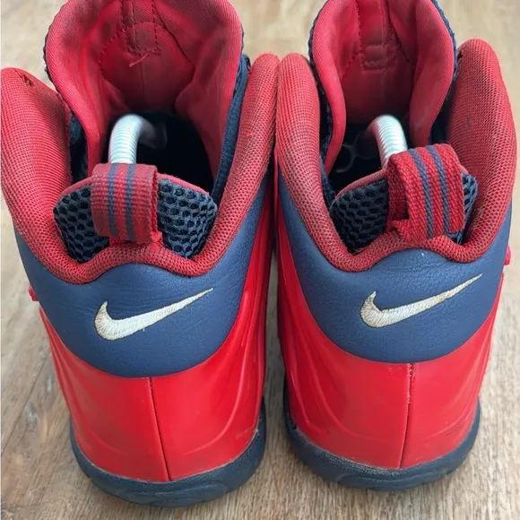 Nike Little Posite Pro GS 'USA' Sneaker Shoes Boy's Red/Blue CZ2520-600 SZ 7Y