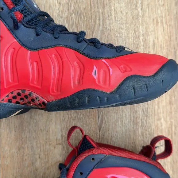 Nike Little Posite Pro GS 'USA' Sneaker Shoes Boy's Red/Blue CZ2520-600 SZ 7Y
