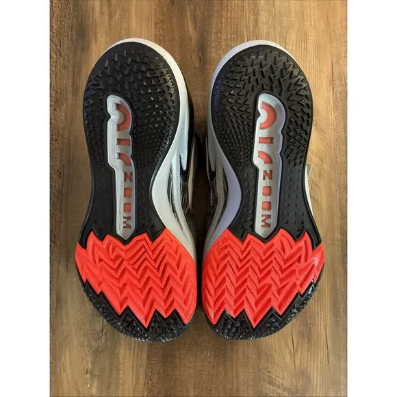 Nike Men Size 11.5 Air Zoom GT Cut 2 Bred Black Basketball Shoes DJ6015-001