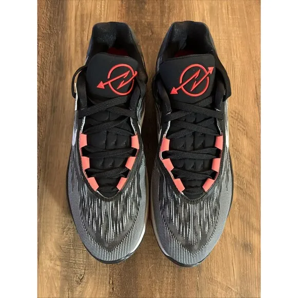 Nike Men Size 11.5 Air Zoom GT Cut 2 Bred Black Basketball Shoes DJ6015-001