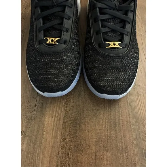 Nike Men Size 6.5 LeBron 20 Black Metallic Gold Basketball Shoes DJ5423-003