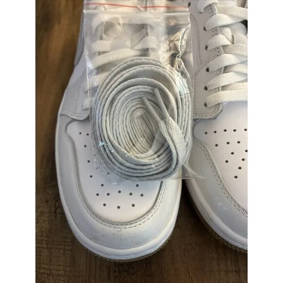Nike Men Size 9 Air Jordan 1 Low Golf Shoes White Pure Platinum DD9315-111 New