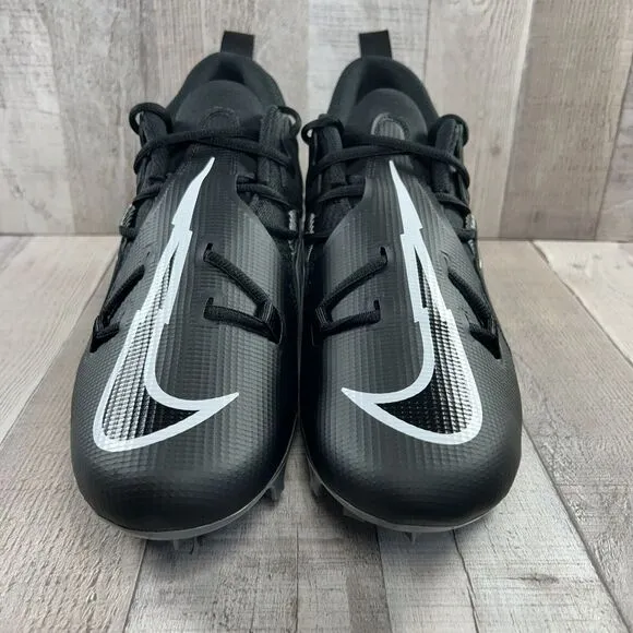 Nike Men's 11 Alpha Menace Pro 3 Football Cleats Black Iron Gray CT6649-010