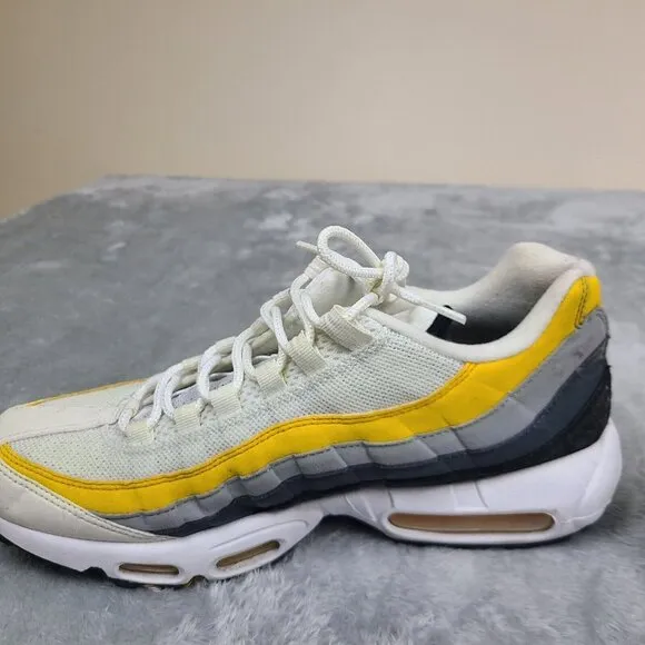 Nike Mens Air Max 95 Grey Amarillo Shoes 2019 (CD7495-100) Size 10.5